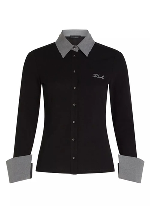 Karl Lagerfeld Signature shirt - Black