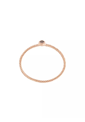 Wouters & Hendrix Gold single champagne diamond ring - Pink