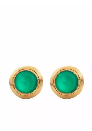 Monica Vinader mini gem stud earrings - Gold