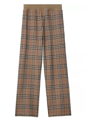 Burberry Check track pants - Neutrals