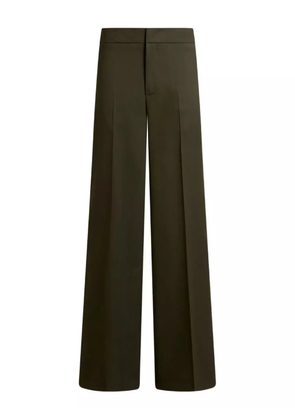 ETRO pressed-crease palazzo trousers - Green