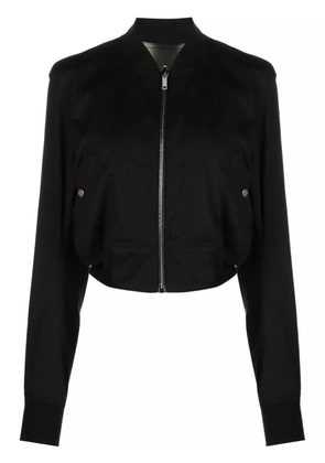 Rick Owens cropped bomber jacket - Black