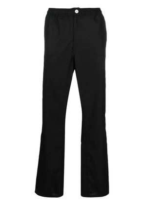 Soulland straight-leg wool trousers - Black