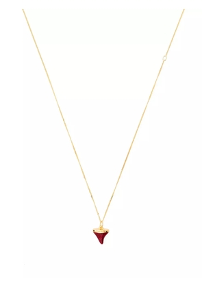 True Rocks shark tooth pendant necklace - Gold