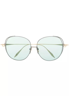 Dita Eyewear Arohz oversize round-frame sunglasses - Gold