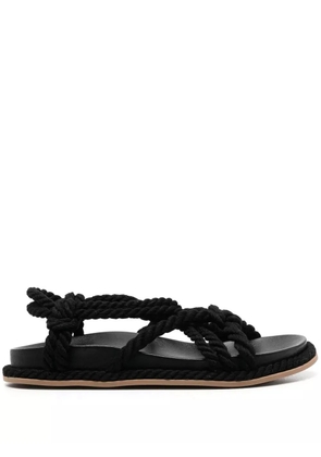 Ulla Johnson Suri twisted rope sandals - Black