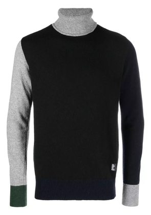 The Power For The People high-neck wool jumper - Black