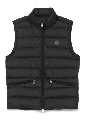 Moncler quilted sleeveless gilet - Black