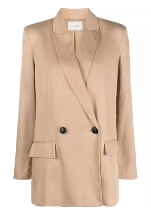 St. Agni double-breasted blazer - Neutrals