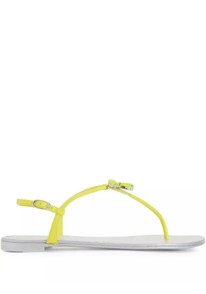 Giuseppe Zanotti Sybella T-bar sandals - Green