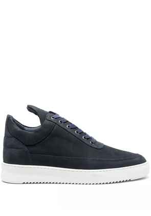 Filling Pieces low-top suede sneakers - Blue