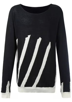 Haider Ackermann striped jumper - Black
