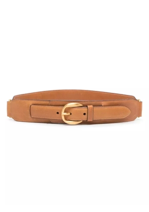 Gucci Pre-Owned 2000s leather buckle belt - Brown