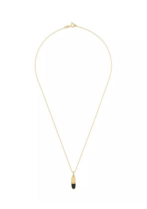True Rocks small pill pendant necklace - Black