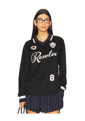 SIXTHREESEVEN Revolve Jersey in Black. Size L. Also in M, XS.