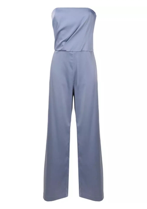 Lethicia Bronstein Crepe bandeau-style jumpsuit - Blue