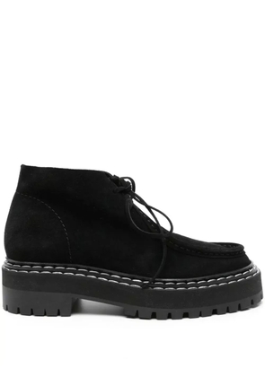 Proenza Schouler LUG SOLE PLATFORM LOAFERS - Black
