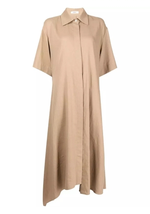 Goen.J straight-cut shirt dress - Brown