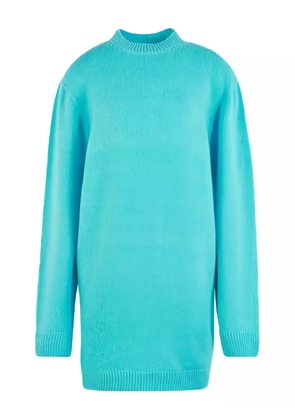 Laneus knitted mini dress - Blue