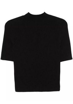 Maje ribbed T-shirt - Black