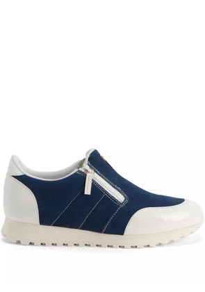 Giuseppe Zanotti Ilde Run double-zip low-top sneakers - Blue
