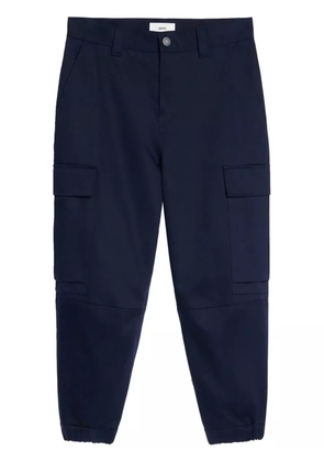 AMI Paris straight-leg cargo pants - Blue