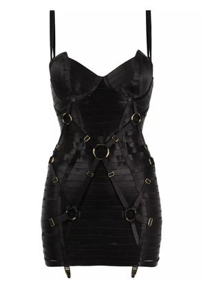Bordelle Angela adjustable bondage dress - Black