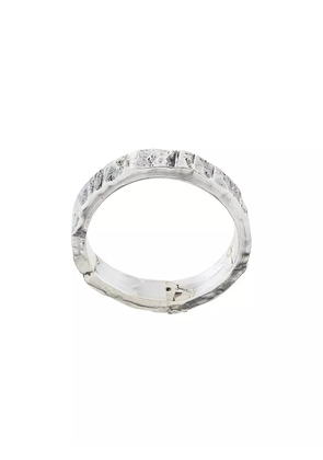 Emanuele Bicocchi hammered band ring - Silver