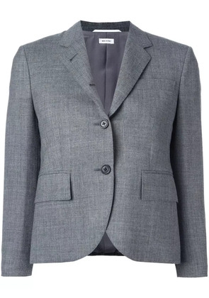 Thom Browne Classic Single Breasted Sport Coat In Medium Grey 2-Ply Wool Fresco