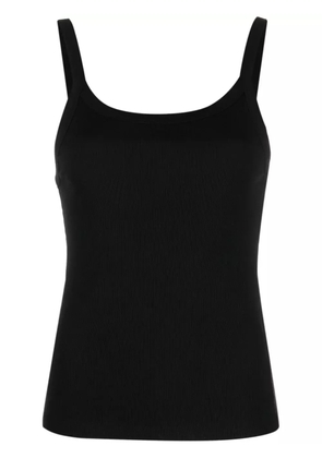 Vince rib-knit tank top - Black