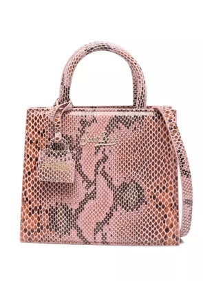 MC2 Saint Barth snakeskin top handle tote bag - Pink