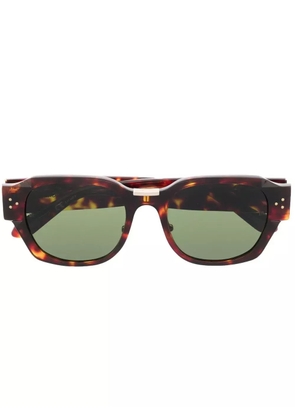 Linda Farrow Ramon square-frame sunglasses - Brown