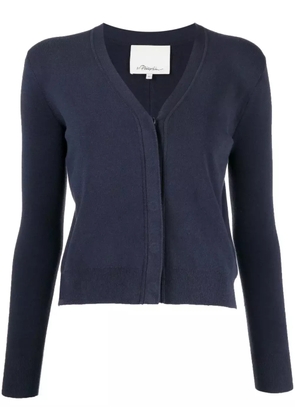3.1 Phillip Lim V-neck crepe cardigan - Blue