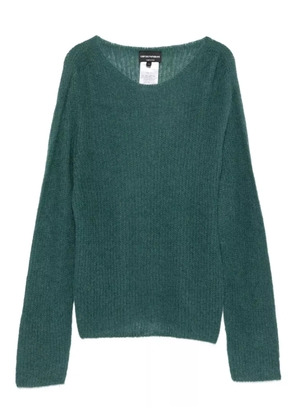 Emporio Armani crew-neck sweater - Green