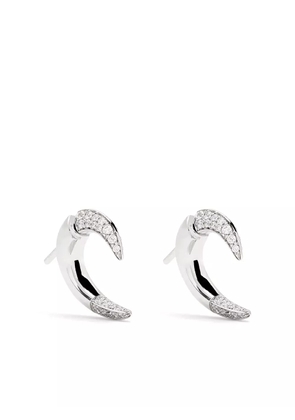 Shaun Leane 18kt white gold small Talon diamond earrings - Silver