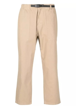 Gramicci belted-waist cropped trousers - Neutrals
