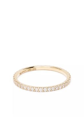 We by WHITEbIRD 18kt yellow gold diamond thin band ring