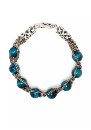 Emanuele Bicocchi braided bead bracelet - Silver