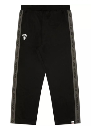 AAPE BY *A BATHING APE® logo-embroidered track pants - Black