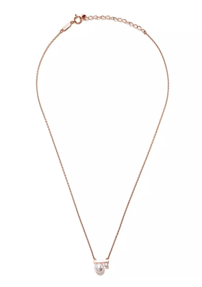 TASAKI 18kt rose gold Collection Line petit Balance Class Akoya pearl and diamond pendant