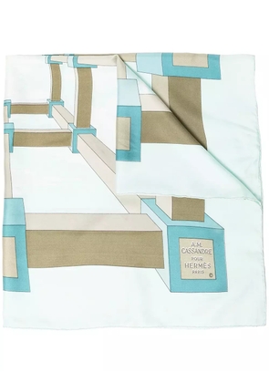 Hermès Pre-Owned Cassandre silk scarf - Green