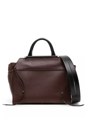 Chloé medium Steph logo-debossed shoulder bag - Brown