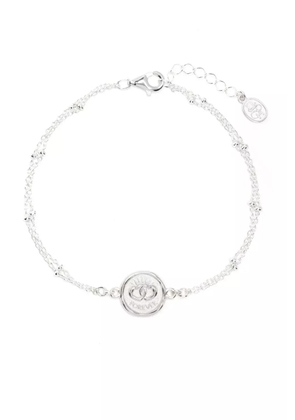 DOWER AND HALL medallion-pendant multi-chain necklace - Silver