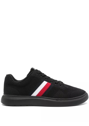 Tommy Hilfiger side stripe-detail mesh sneakers - Black