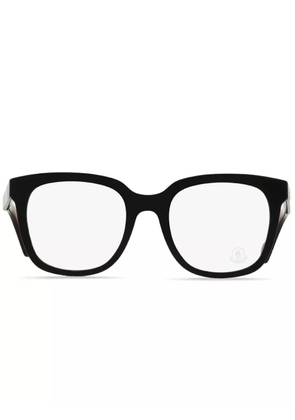 Moncler Eyewear square-frame logo-plaque glasses - Black