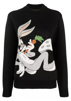 Alanui Bugs Bunny Bandana Jacquard jumper - Black