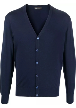 Colombo button-down knit cardigan - Blue