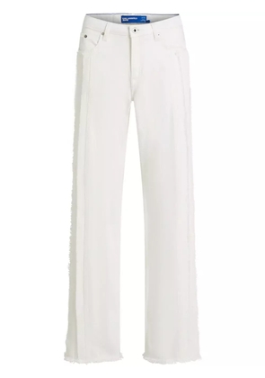 Karl Lagerfeld Jeans seam-embellished jeans - White