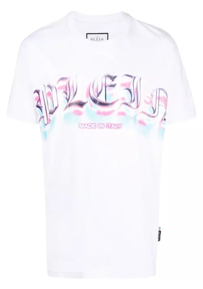 Philipp Plein logo-print short-sleeve T-shirt - White