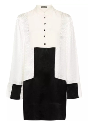 Alexander McQueen jacquard mini dress - Black